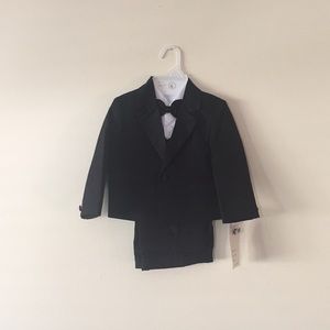 New Kids’ Black Tuxedo with Bow Tie